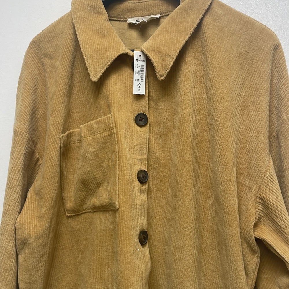 Madewell corduroy button up shirt!